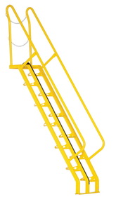 Vestil ATS-7-56 alternate tread stair 56 deg step 7 ft