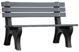 Vestil BEN-PECB-48-BKCH bench economy backed 48 bk leg char seat