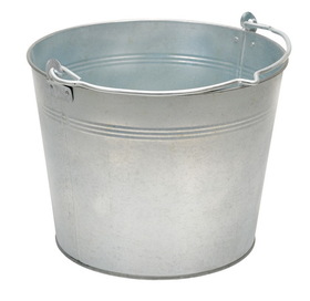 Vestil BKT-GAL-325 galvanized steel bucket 3-1/4 gallons