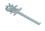 Vestil BNW-IX-W zinc straight hand drum bung nut wrench, Price/EACH