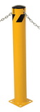 Vestil BOL-JK-42-5.5 steel pipe bollard w/ slots 42 x 5.5 in