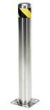 Vestil BOL-SS-36-4.5 stainless stl pipe safety bollard 36x4.5