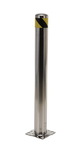 Vestil BOL-SS-42-4.5 stainless stl pipe safety bollard 42x4.5
