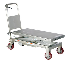 Vestil CART-1750-PSS ss single scissor cart 1.75k 20 x 39.5