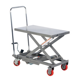 Vestil CART-200-ALUM aluminum elevating cart 220lb 15.75x27