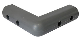 Vestil CB-2 rubber corner guard 16 pcs 1-1/16 thick