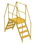 Vestil COL-4-36-23 cross-over ladder 4 step 38 h 26 w in, Price/EACH