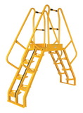 Vestil COLA-2-56-20 alter. cross-over ladder 79x73 8 step