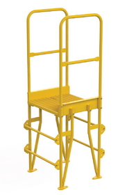 Vestil COLV-3-34-8 cross-over ladder vertical 3step 8