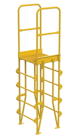 Vestil COLV-5-58-8 cross-over ladder vertical 5step 8
