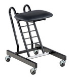 Vestil CPRO-100 portable ergonomic worker chair