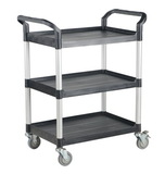 Vestil CSC-L commercial cart 43x20 3-shelf no panels