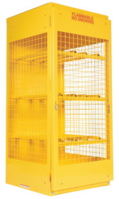 Vestil CYL-H-8 horizontal cylinder cabinet 8 capacity