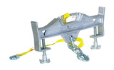 Vestil D-FORK-10-SL hoisting hook double swivel/latch 10k