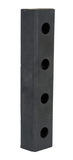 Vestil DBE-20-1 hardened molded rubber bumper one 20 in