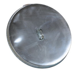 Vestil DC-245-H open head galvanized drum cover w/handle