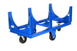 Vestil DCC-2860-4 heavy duty cradle cart 4k lb 60 x 31.5