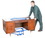 Vestil DESK-M desk mover steel 600 lb capacity, Price/EACH
