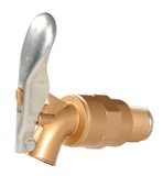 Vestil DFT-AS-SC drum faucet brass-plated zinc 3/4 bung