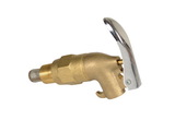 Vestil DFT-RIGID drum faucet non adjust brass 3/4 bung