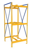Vestil DRK-1-3 drum storage rack 1 wide 3 high