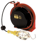 Vestil ECR-50 electric cord reel-lamp w/receptacle