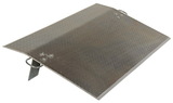 Vestil EH-6036 aluminum econo dockplate 1/2 6.6k 60x36
