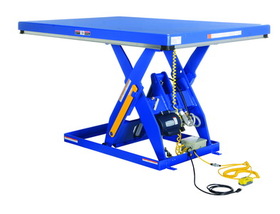 Vestil EHLT-4872-2-43 electric hydraulic lift table 2k 48x72