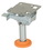 Vestil FL-LKL-5 floor lock steel/poly 5-1/2 to 6-1/4 in, Price/EACH