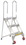 Vestil FLAD-3-SS folding 3 step ladder w/wheels ss, Price/EACH