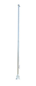 Vestil FLP-20-SS stainless steel flagpole 20 ft height