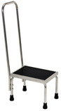 Vestil FT-SS-1HR stainless steel foot stool w/handrail
