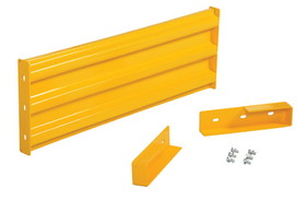 Vestil GR-F3R-DI-3-YL Drop-In Style Guard Rail 3 Ft