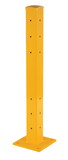 Vestil GR-F3R-DI-TP42-YL Rigid Tube Post 43.125 In Drop-In Style-Yellow