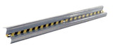 Vestil GR-H2R-BO-10-HDG Guard Rail Straight Rail Galv 120 In