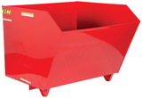 Vestil H-150-LD-SR self dumping hopper ld 1.5 cu yard red