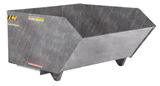 Vestil H-50-HD-GAL self dumping hopper hd .5 cu yard galv