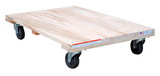 Vestil HDOS-2436-12 hardwood dolly-solid deck 1.2k lb 24x36