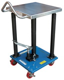 Vestil HT-05-1818A hydraulic post table 500 lb 18 x 18
