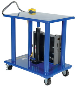 Vestil HT-60-3248-DC hydraulic post table dc 6k lb 32 x 48