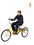 Vestil IBIKE-3-DCHH-Y industrial bicycle-medium duty-yellow, Price/EACH