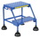 Vestil LAD-2-B-P spring loaded roll ladder perf 2 stp blu, Price/EACH