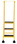 Vestil LAD-3-Y spring loaded roll ladder 3 step yellow, Price/EACH