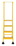 Vestil LAD-4-Y-P spring loaded roll ladder perf 4 stp yel, Price/EACH