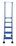 Vestil LAD-5-B-P spring loaded roll ladder perf 5 stp blu, Price/EACH