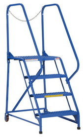 Vestil LAD-MM-4-G maintenance ladder 4 step grip strut