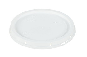 Vestil LID-2-PWT tear-tab lid for 2 gallon pail white