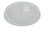 Vestil LID-54-PWST spout-top lid-white-3.5, Price/EACH