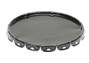 Vestil LID-STL standard steel lid 5 gallon black