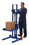 Vestil LLPH-500-FW low profile foot pump lift fixed wheel, Price/EACH